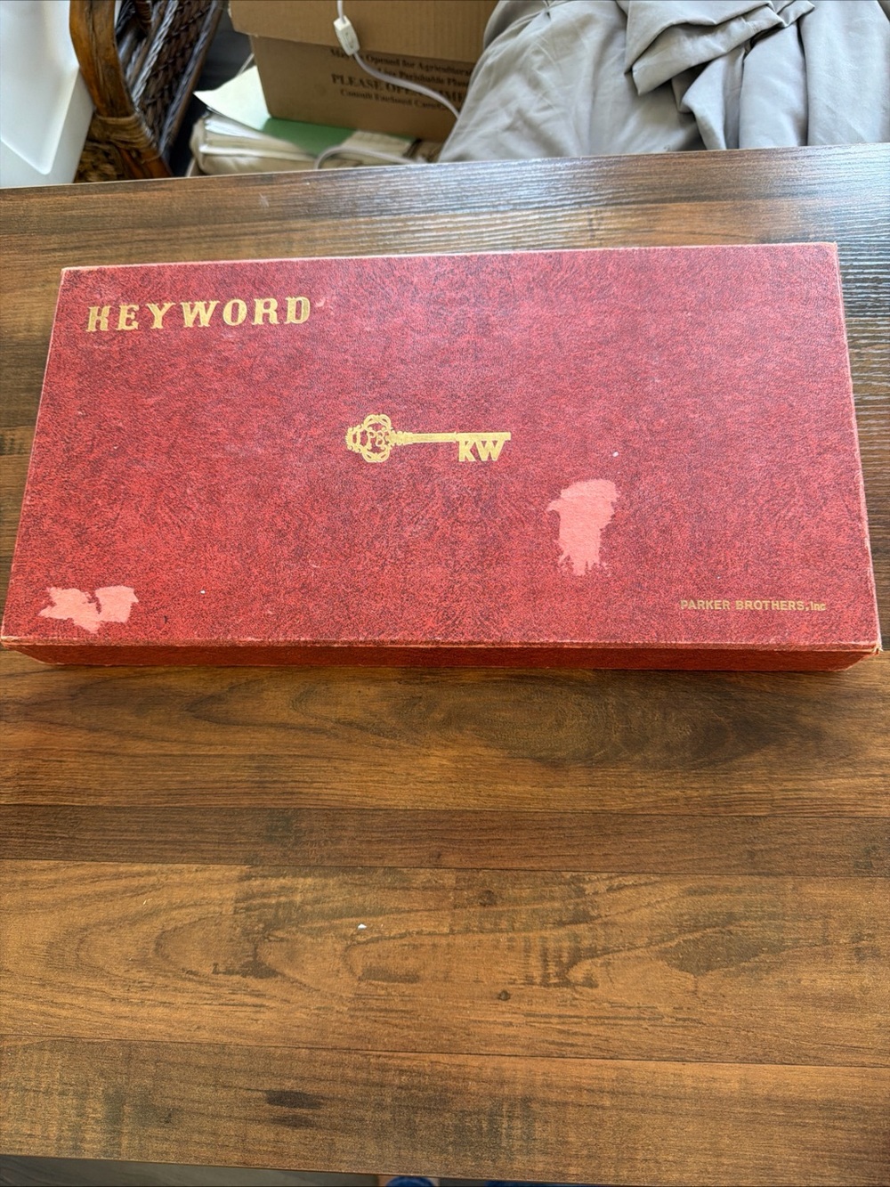 1953 Keyword Parker Brothers Game Includes rare game Brochure
